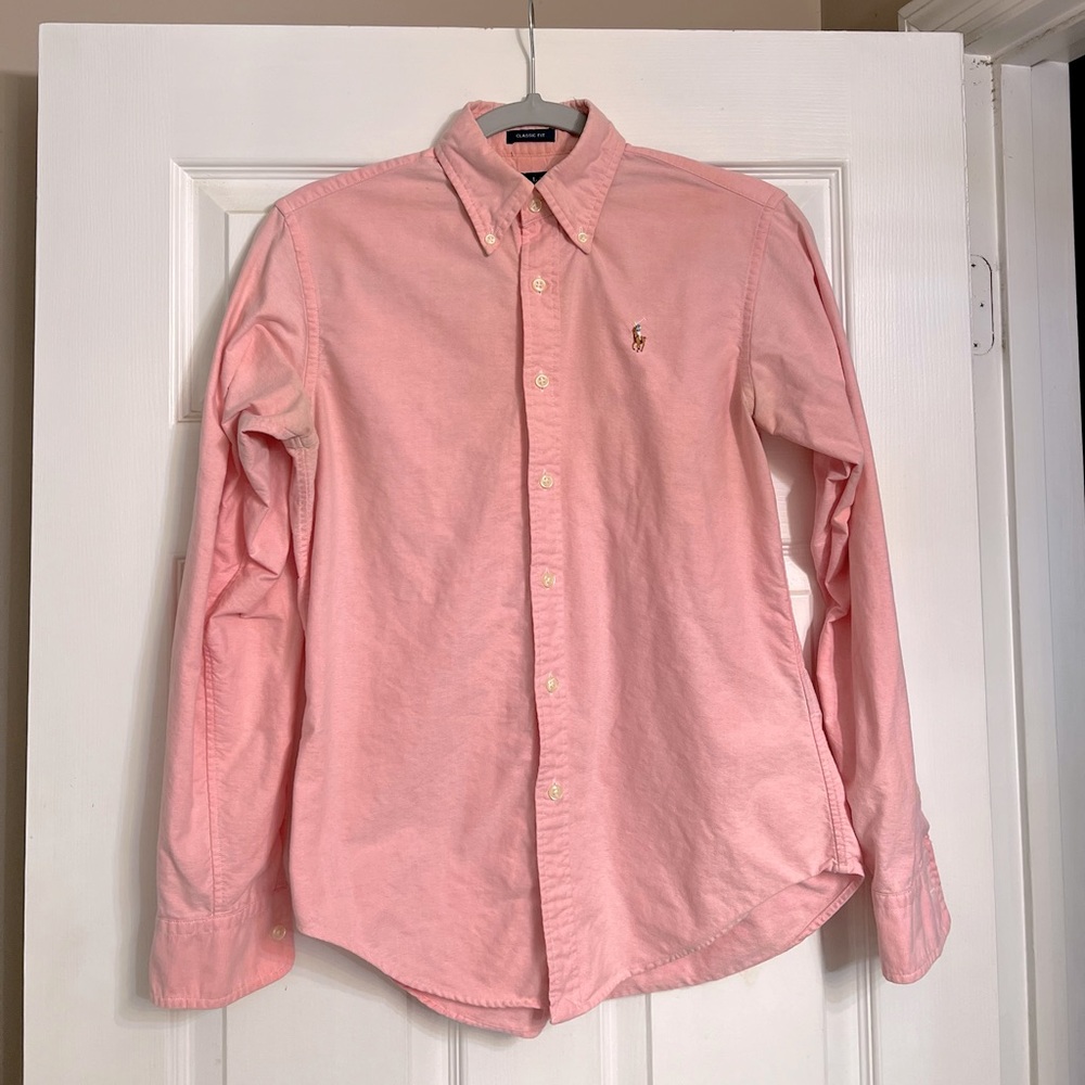 Ralph Lauren Light Pink Casual Button Down Shirt